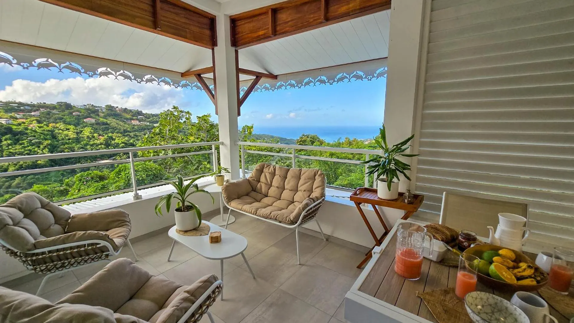 Kay Lucile, Vue Mer Sur Les Hauteurs Du Carbet, 5 Minutes Plage Le Carbet 0*,  Martinique